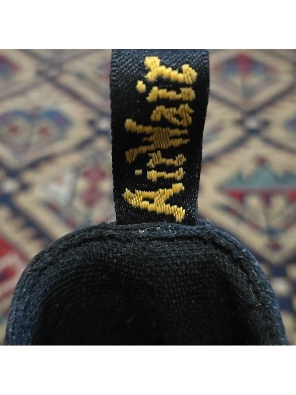 Doc Martens Luana 7 Eyelet Black Lace Up Boots AW004 US L 10 EUC - Picture 10 of 12